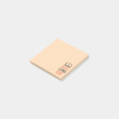 Post-it® Lecture de livre amour (Incliné)