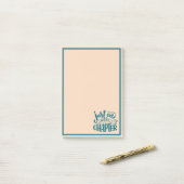 Post-it® Lecture de livre amour (Sur un bureau)