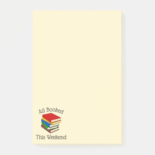 Post-it® Lecture de livre amour (Devant)