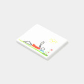 Post-it® lecture d'un bon livre (Incliné)