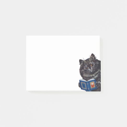 Post-it® Lecture d'un livre par un chat, Louis Wain (Devant)