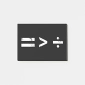 Post-it® L'égalité est plus grande que la divisionJustice s (Devant)