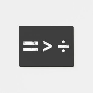 Post-it® L'égalité est plus grande que la divisionJustice s