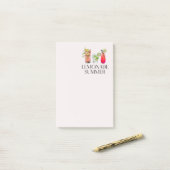 Post It Lemonade Summer  Post-it® Notes (Op bureau)