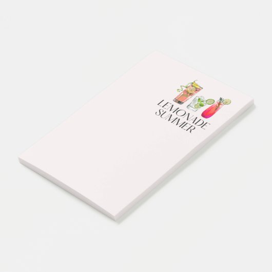 Post It Lemonade Summer  Post-it® Notes (Schuin)