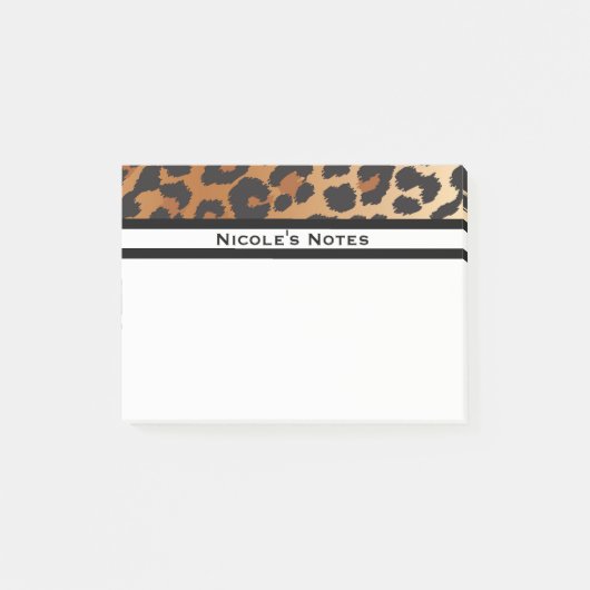 Post-it® Leopard Cheetah Poster de animal tendance personna (Devant)