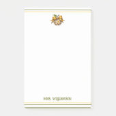 Post-it® Leopard Cheetah Print Teacher's Apple (Devant)