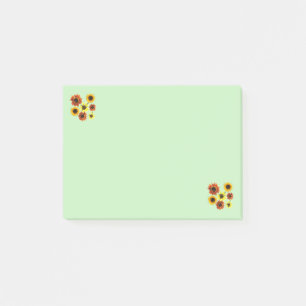 Post-it® Les abeilles de miel sur les tournesols Post It No