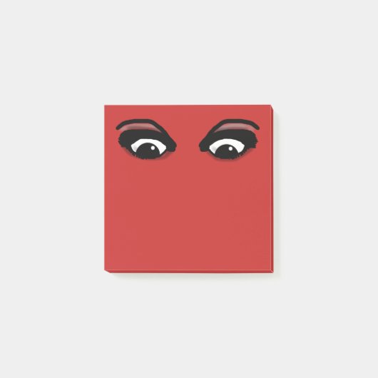 POST-IT® LES BEAUX YEUX VOUS OBSERVANT ÉCRIVENT (Devant)