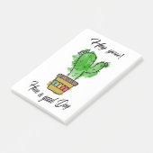 Post-it® Les Cactus Ont Une Bonne Journée (Incliné)