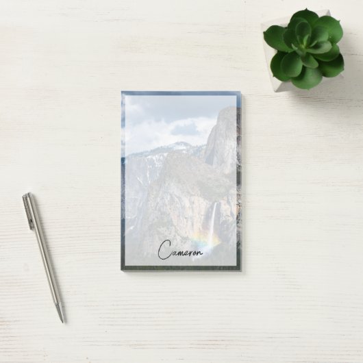 Post-it® Les cascades | Bride Veil Falls Yosemite Californi (Bureau)