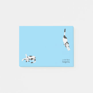 Post-it® Les Chats de cadstudios Blue