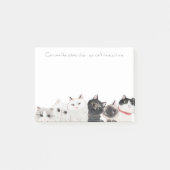 Post-it® Les chats sont comme des chips - drôle dame de cha (Devant)
