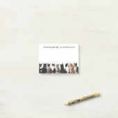 Post-it® Les chats sont comme des chips - Une dame folle et (Sur un bureau)