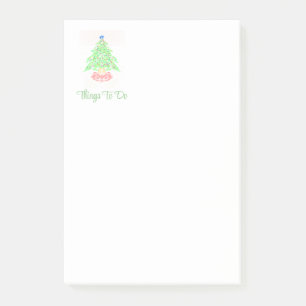 Post-it® Les choses à faire Arbre de Noël