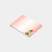 Post-it® Les choses à faire et mignonne bébé elfe sur rose (Incliné)