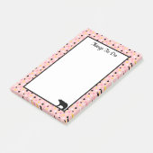 Post-it® Les choses à faire Ours & Pois sur rose (Incliné)