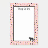 Post-it® Les choses à faire Ours & Pois sur rose (Devant)