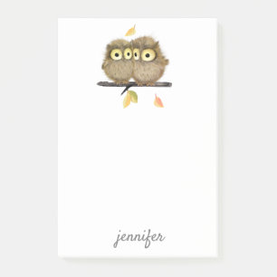 Post-it® Les chouettes bébés publient des notes