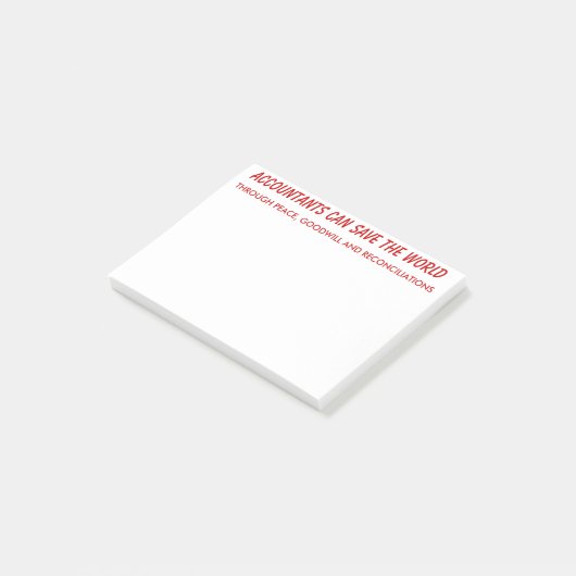 Post-it® Les comptables peuvent sauver les notes de (Incliné)