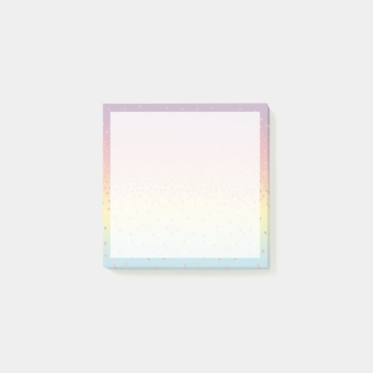 Post-it® Les confettis roses élégants de parties (Devant)