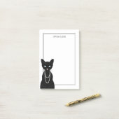 Post-it® Les couples | de chat ajoutent votre nom (Sur un bureau)