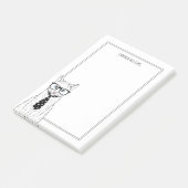 Post-it® Les couples | de chat ajoutent votre nom (Incliné)