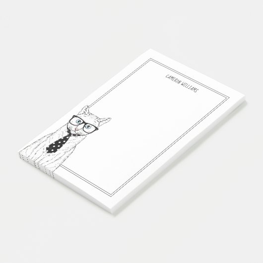 Post-it® Les couples | de chat ajoutent votre nom (Incliné)