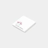 Post-it® Les couples roses de Flamant rose ajoutent 3x3 (Incliné)