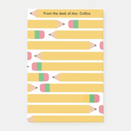 Post-it® Les crayons du numéro 2 ont personnalisé (Devant)