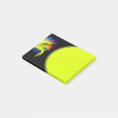 Post-it® Les dauphins sous le soleil avec la main (Incliné)