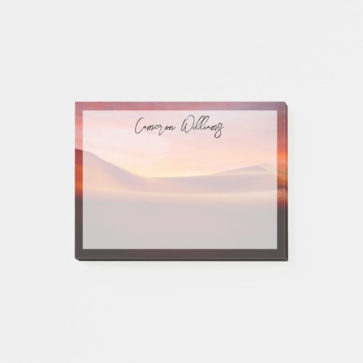 Post-it® Les déserts | Paysage du désert de Rolling (Devant)