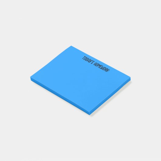 Post-it® Les devoirs d'aujourd'hui | Bleu clair (Incliné)