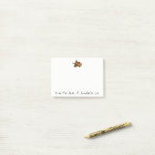 Post-it® Les écureuils veulent juste avoir l'amusement (Sur un bureau)