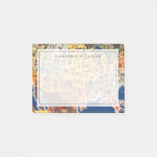 Post-it® Les Etats-Unis tracent - les vacances et le jeu