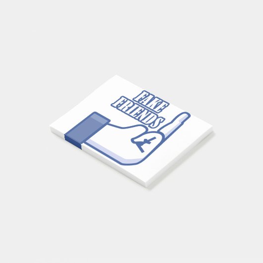 Post-it® Les faux amis de Middle Finger (Incliné)