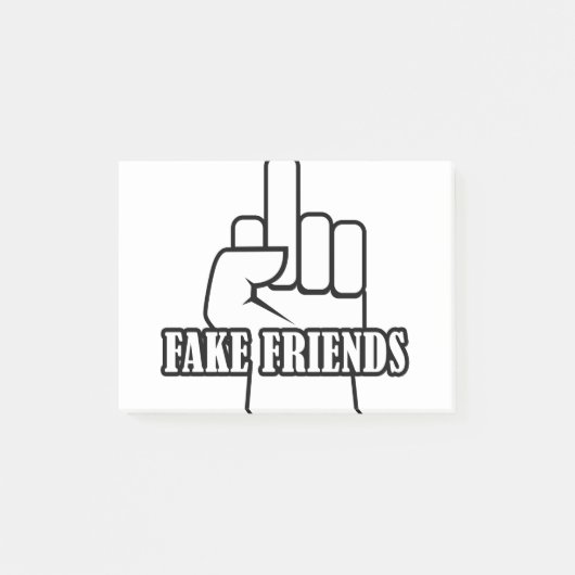 Post-it® Les faux amis de Middle Finger (Devant)