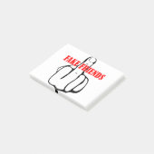 Post-it® Les faux amis de Middle Finger (Incliné)