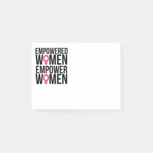 Post-it® Les femmes autorisées autorisent des femmes (Devant)