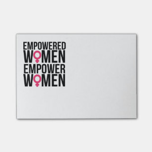 Post-it® Les femmes autorisées autorisent des femmes