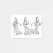 Post-it® Les femmes grecques antiques dansent en ligne (Devant)