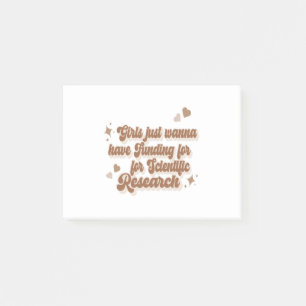 Post-it® Les filles veulent juste un financement pour la re