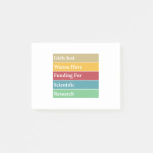 Post-it® Les Filles Voulaient Juste Avoir Un Financement Po
