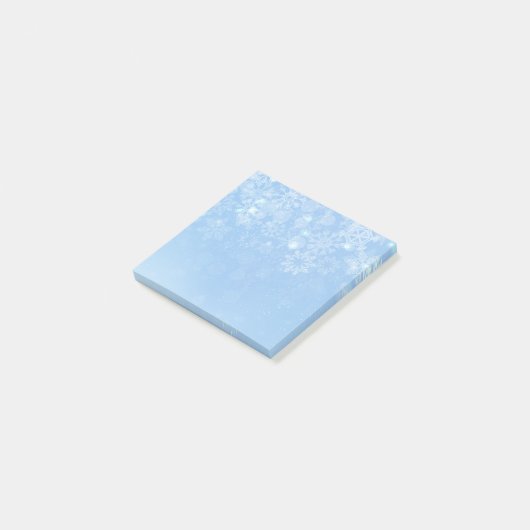 Post-it® Les flocons de neige de l'après-Noël (Incliné)