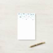 Post-it® Les flocons de neige de vacances Publier les notes (Sur un bureau)