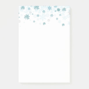 Post-it® Les flocons de neige de vacances Publier les notes