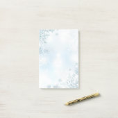 Post-it® Les flocons de neige de vacances Publier les notes (Sur un bureau)