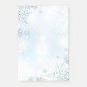 Post-it® Les flocons de neige de vacances Publier les notes (Devant)