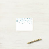 Post-it® Les flocons de neige de vacances Publier les notes (Sur un bureau)