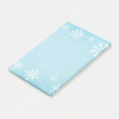 Post-it® Les flocons de neige post-notes-vacances (Incliné)